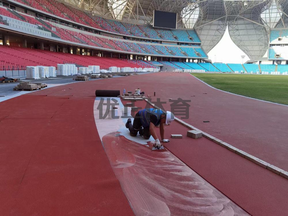 南阳预制型橡胶跑道每平方米的价格